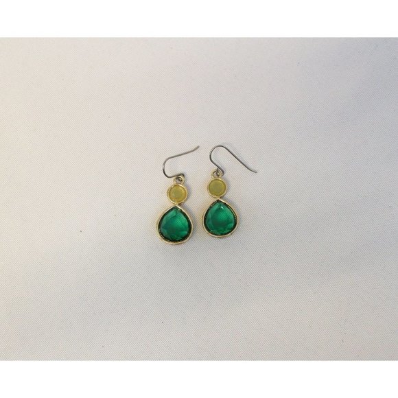 Vintage Silver Tone Drop Earrings - Picture 1 of 5